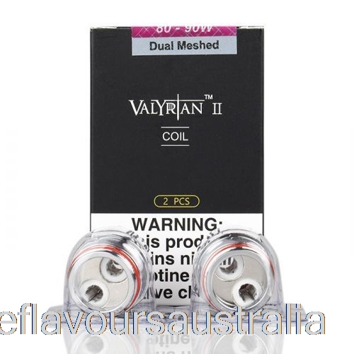 Vape Flavours Australia Uwell Valyrian II 2 Replacement Coils 0.14ohm UN2-2 Dual Mesh Coils